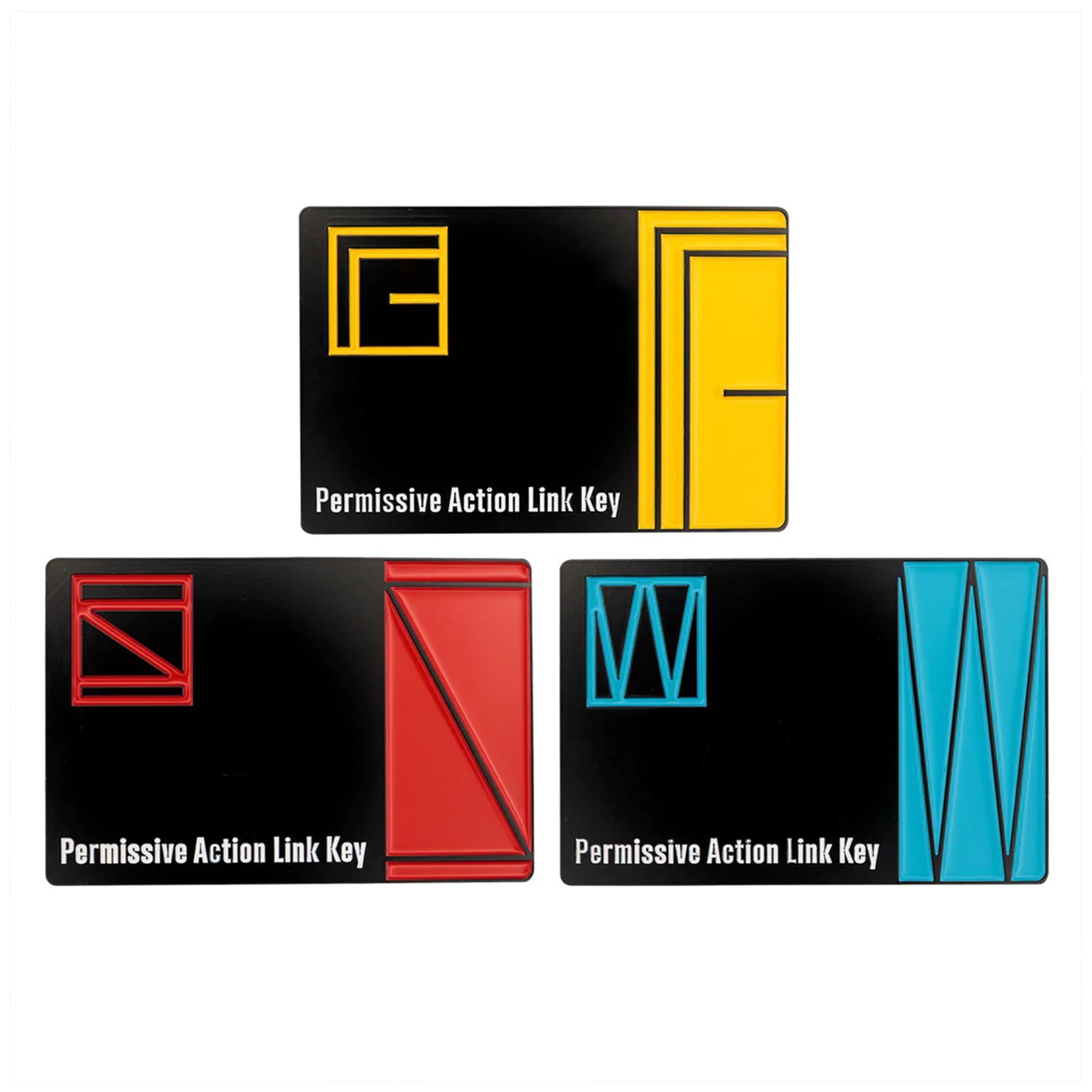 Metal Gear Solid PAL Key Cards Limited Edition 3-Piece Metal Set